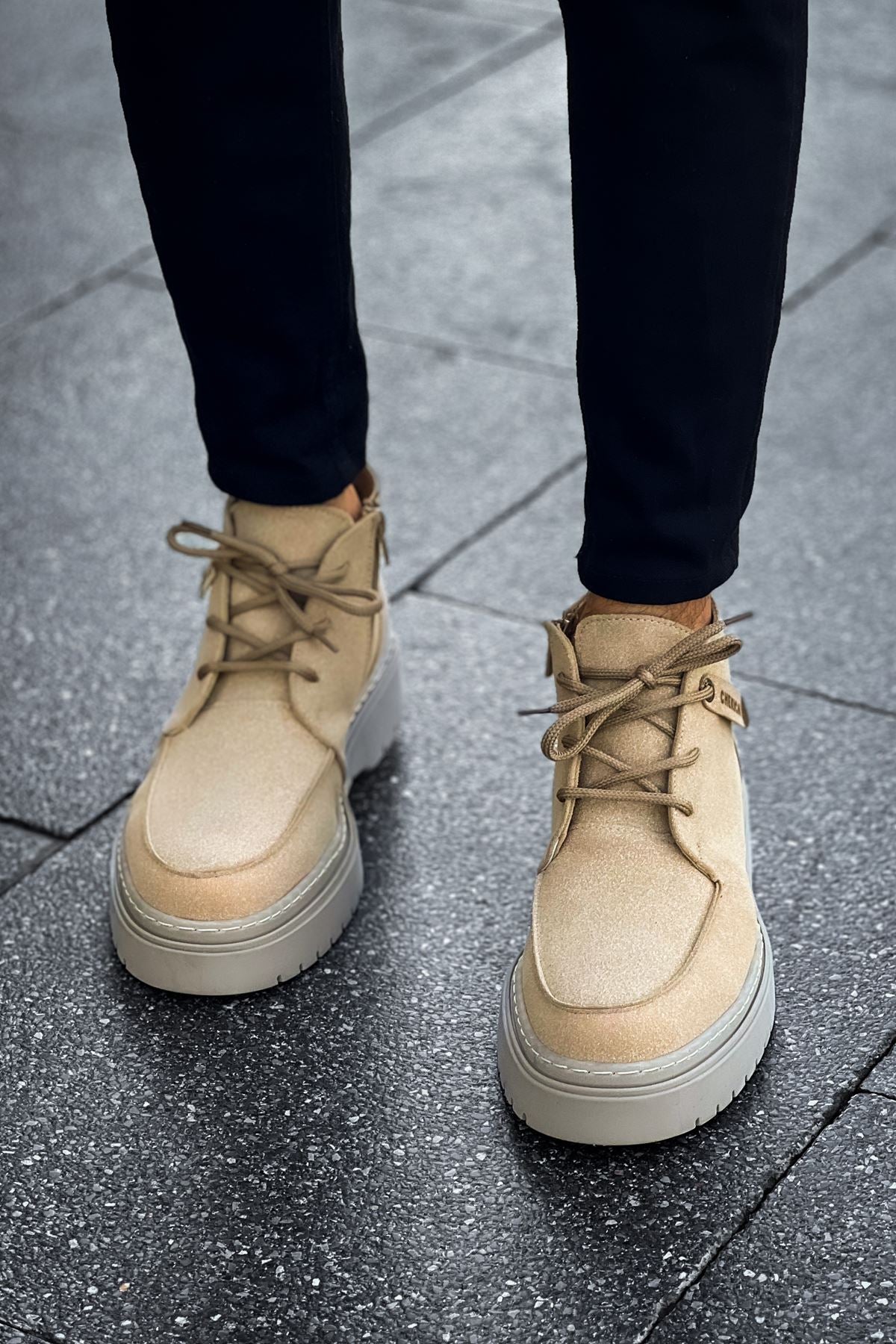 CH213 Men's Boots SAND Suede - STREETMODE™