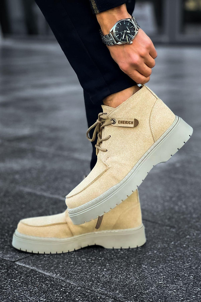 CH213 Men's Boots SAND Suede - STREETMODE™