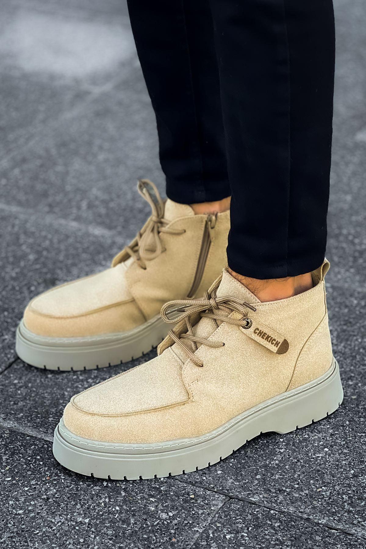 CH213 Men's Boots SAND Suede - STREETMODE™