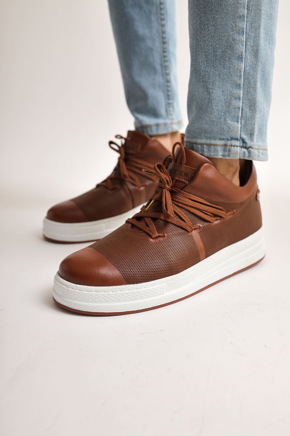 CH219 CBT Laser Men's sneakers Shoes Brown - STREETMODE™
