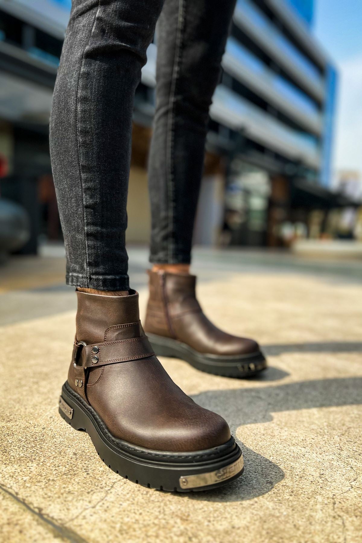 CH227 CST Yukon Men's Boots BROWN - STREETMODE™