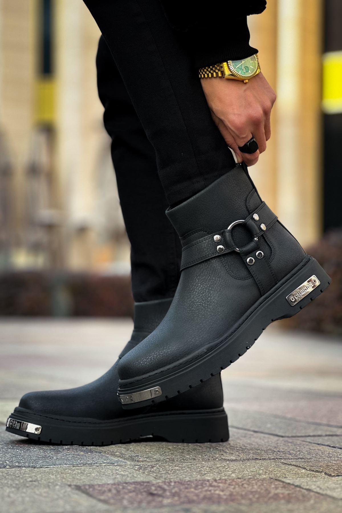 CH227 Men's Boots BLACK - STREETMODE™