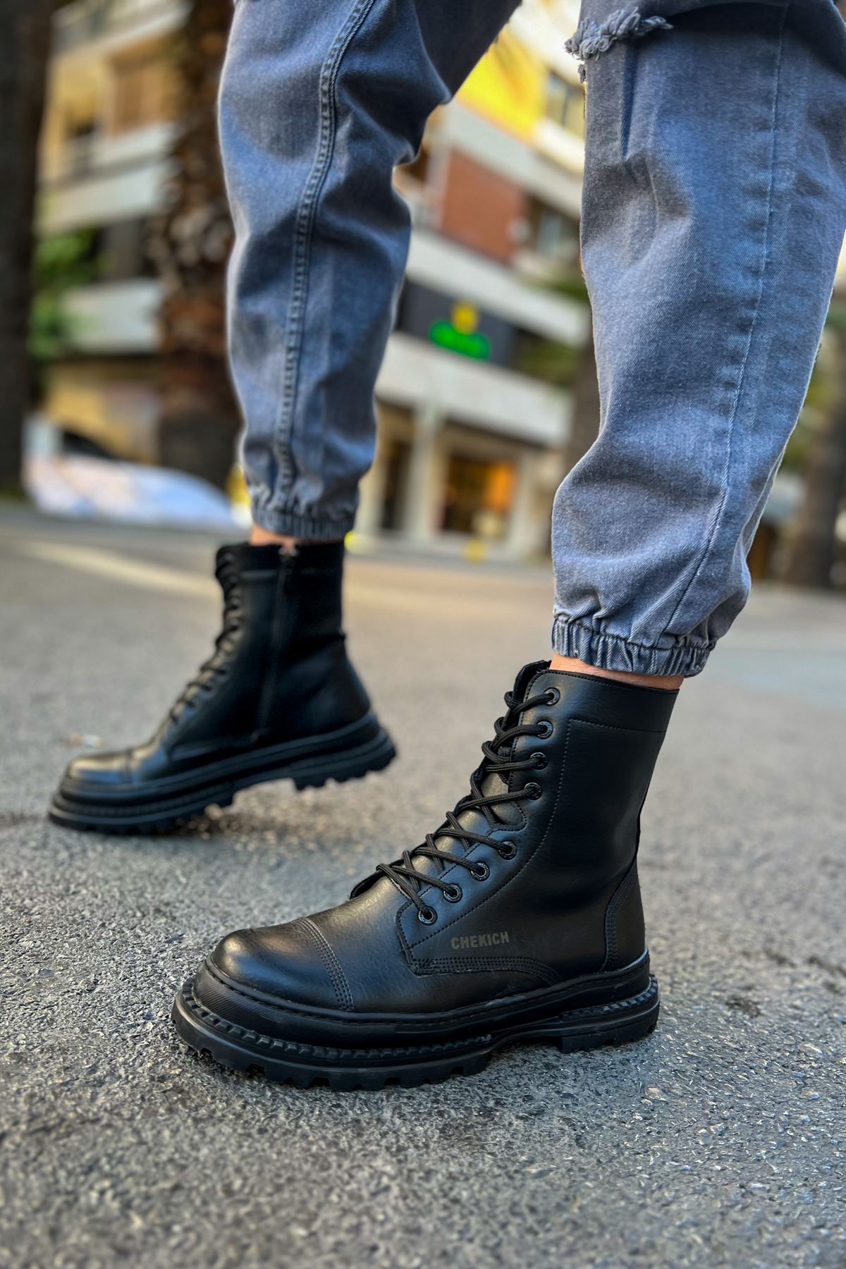 CH229 FST Crow Men's Boots BLACK - STREETMODE™