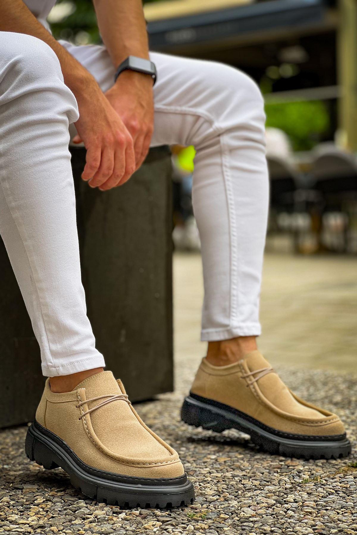 CH2404 SST Castle Men's Shoes BEIGE - STREETMODE™