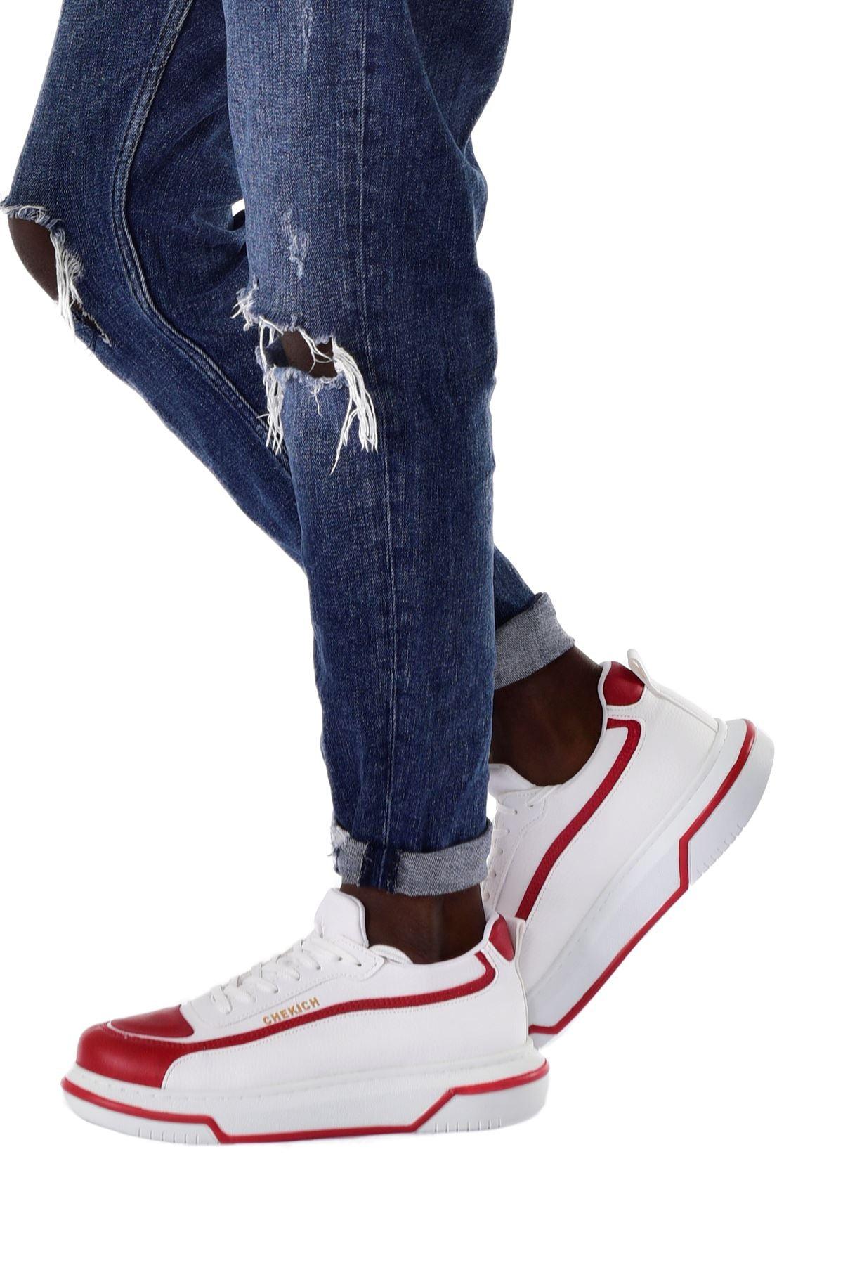 CH241 CBT Signature Line Up Men's Shoes RED / WHITE - STREETMODE™