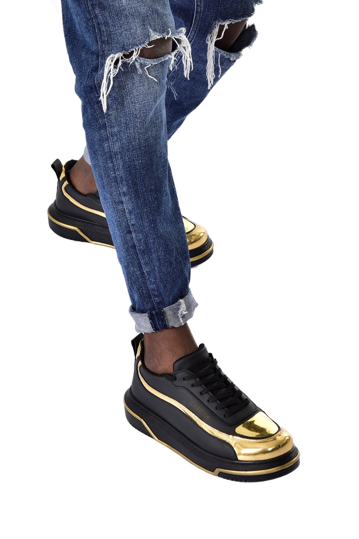 CH241 CST Signature Line Up Men's Shoes BLACK/GOLD - STREETMODE™