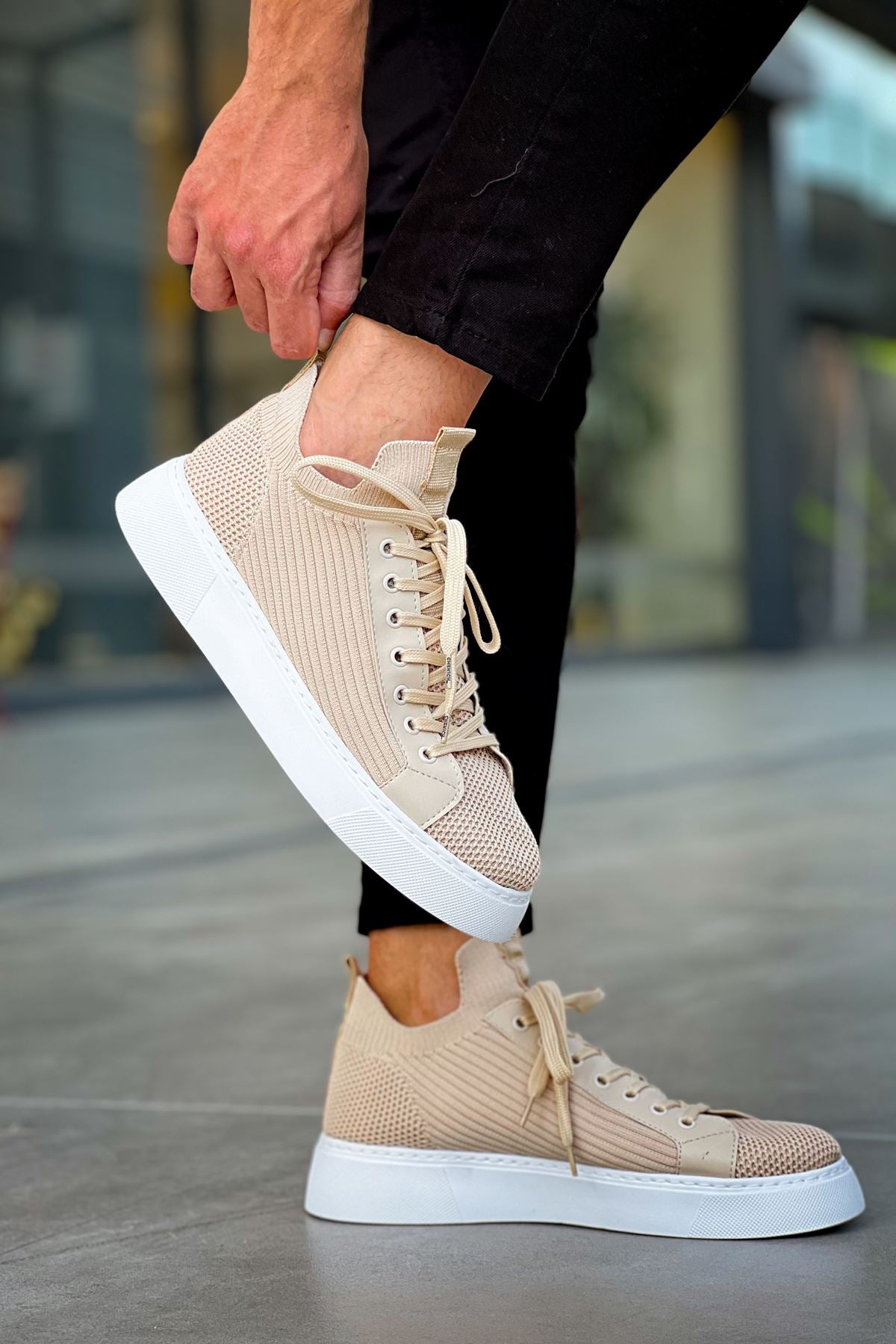 CH2423 TBT Men's Shoes BEIGE - STREETMODE™