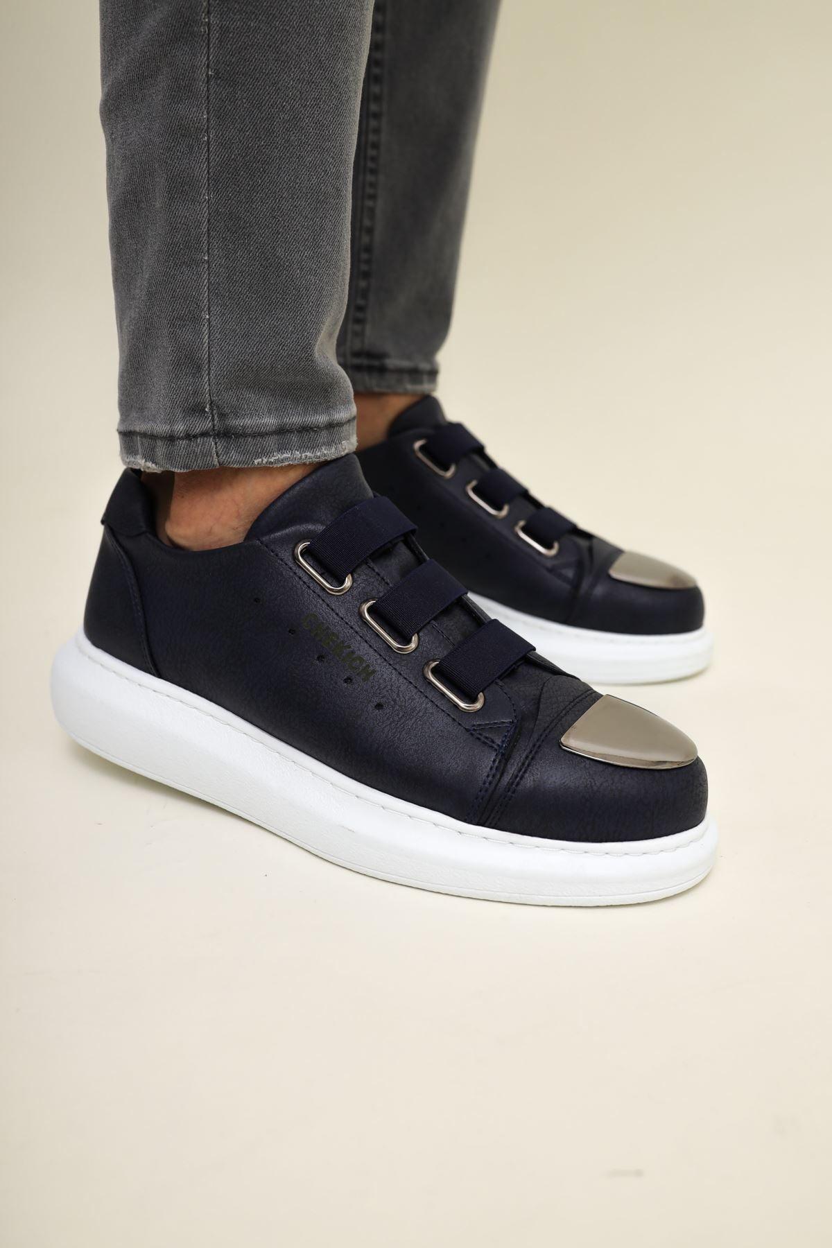 CH251 BT Men's Sneakers Shoes Navy BLUE - STREETMODE™