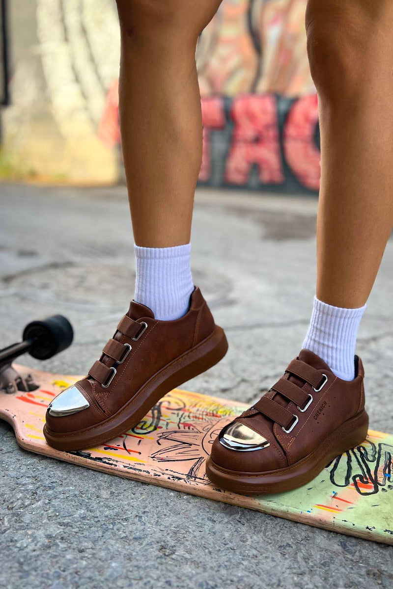 CH251 CRT Mirror Women's Shoes Brown - STREETMODE™