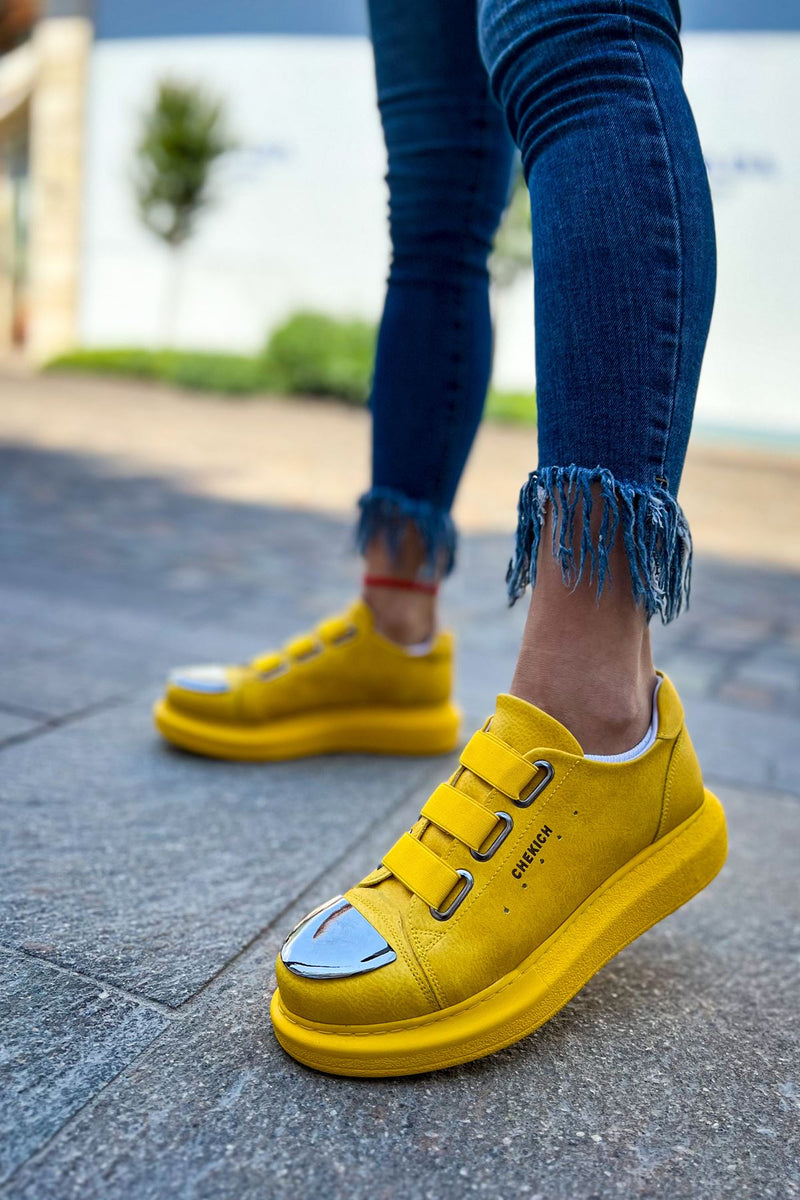 CH251 CRT Mirror Women's Shoes YELLOW - STREETMODE™