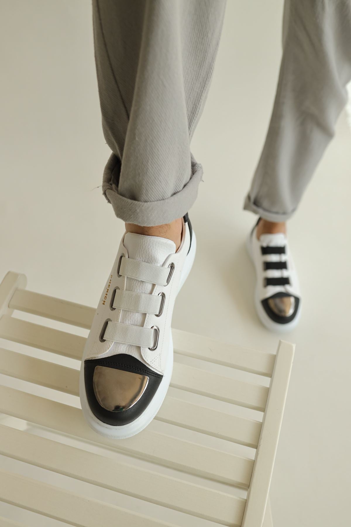 CH251 Garni BT Men's Shoes WHITE/BLACK - STREETMODE™