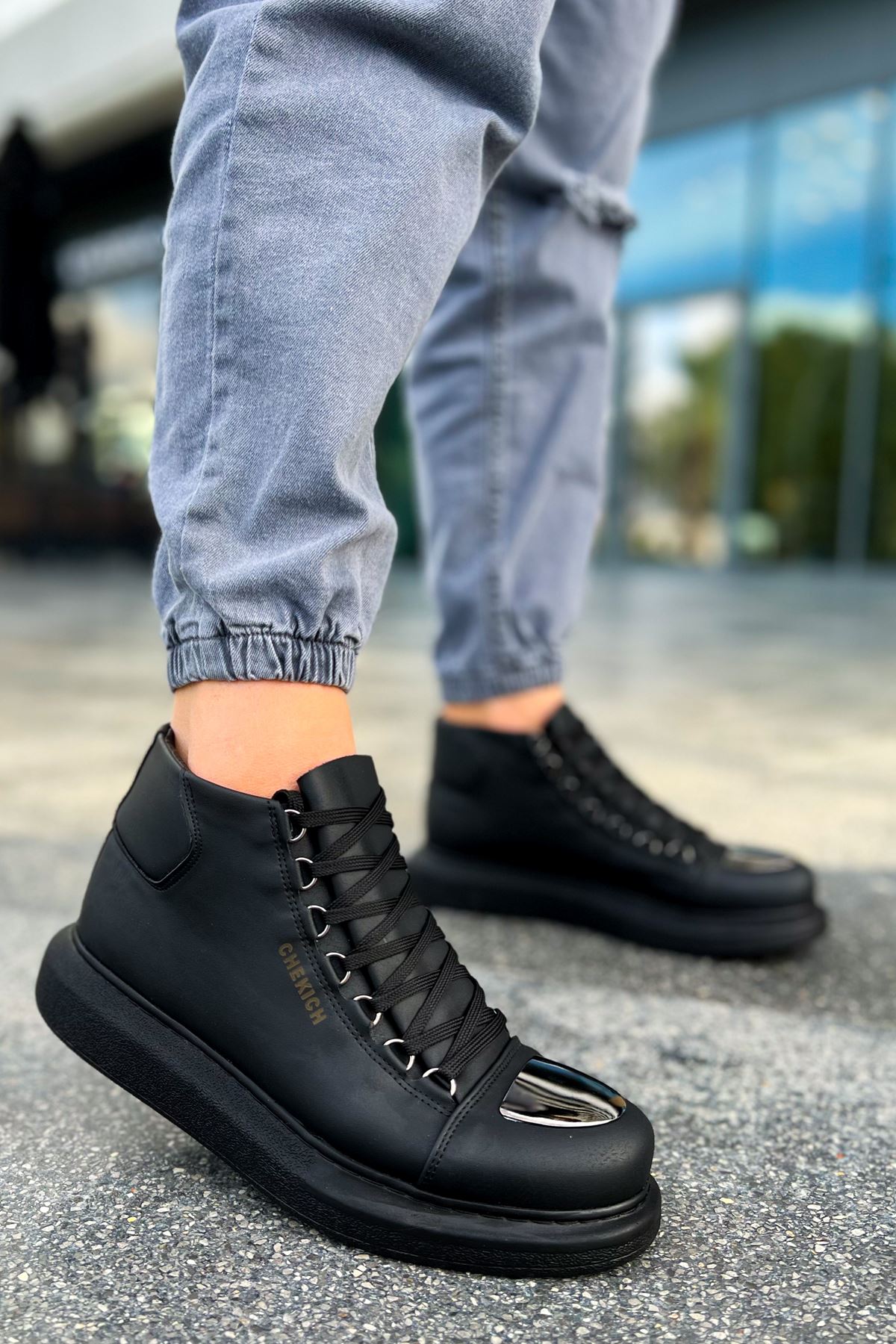 CH267 CST Roma Mirror Men's Boots BLACK - STREETMODE™