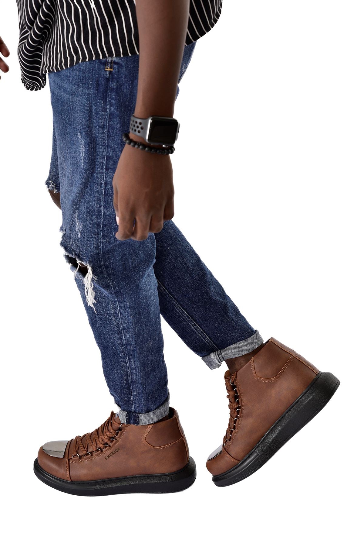 CH267 CST Roma Mirror Men's Boots Brown - STREETMODE™