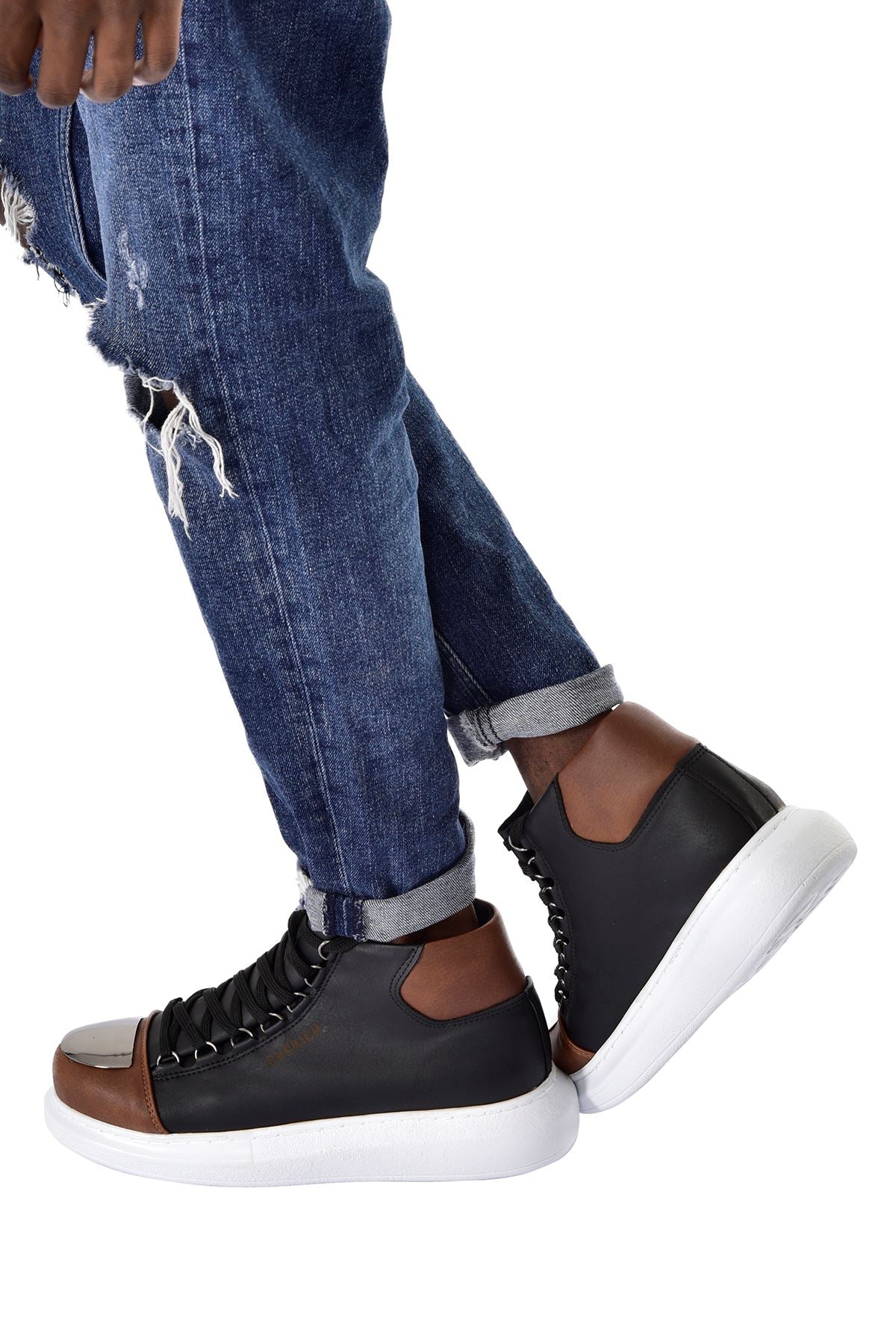 CH267 Men's shoes sneakers Boots BLACK/TANK - STREETMODE™