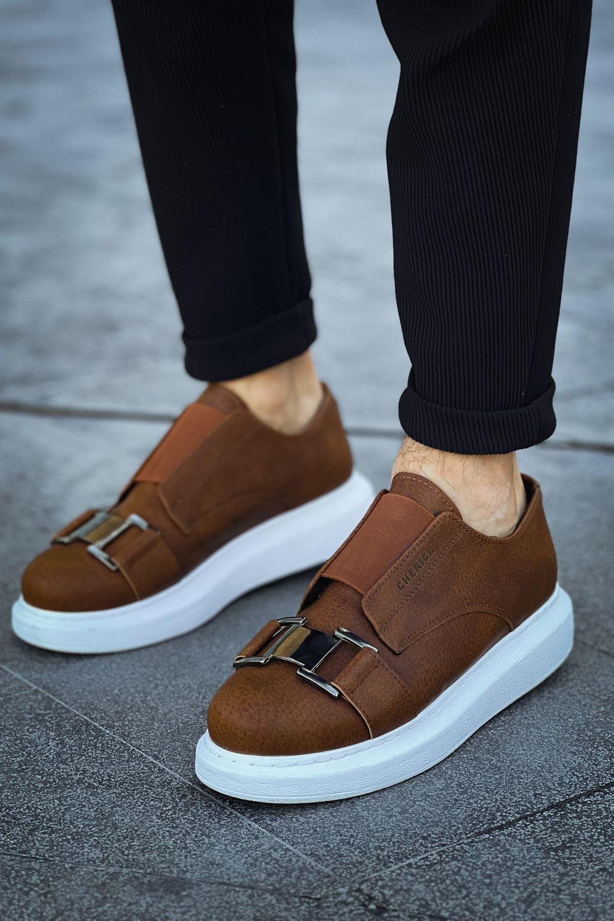 CH297 CBT Men's Shoes Brown - STREETMODE™