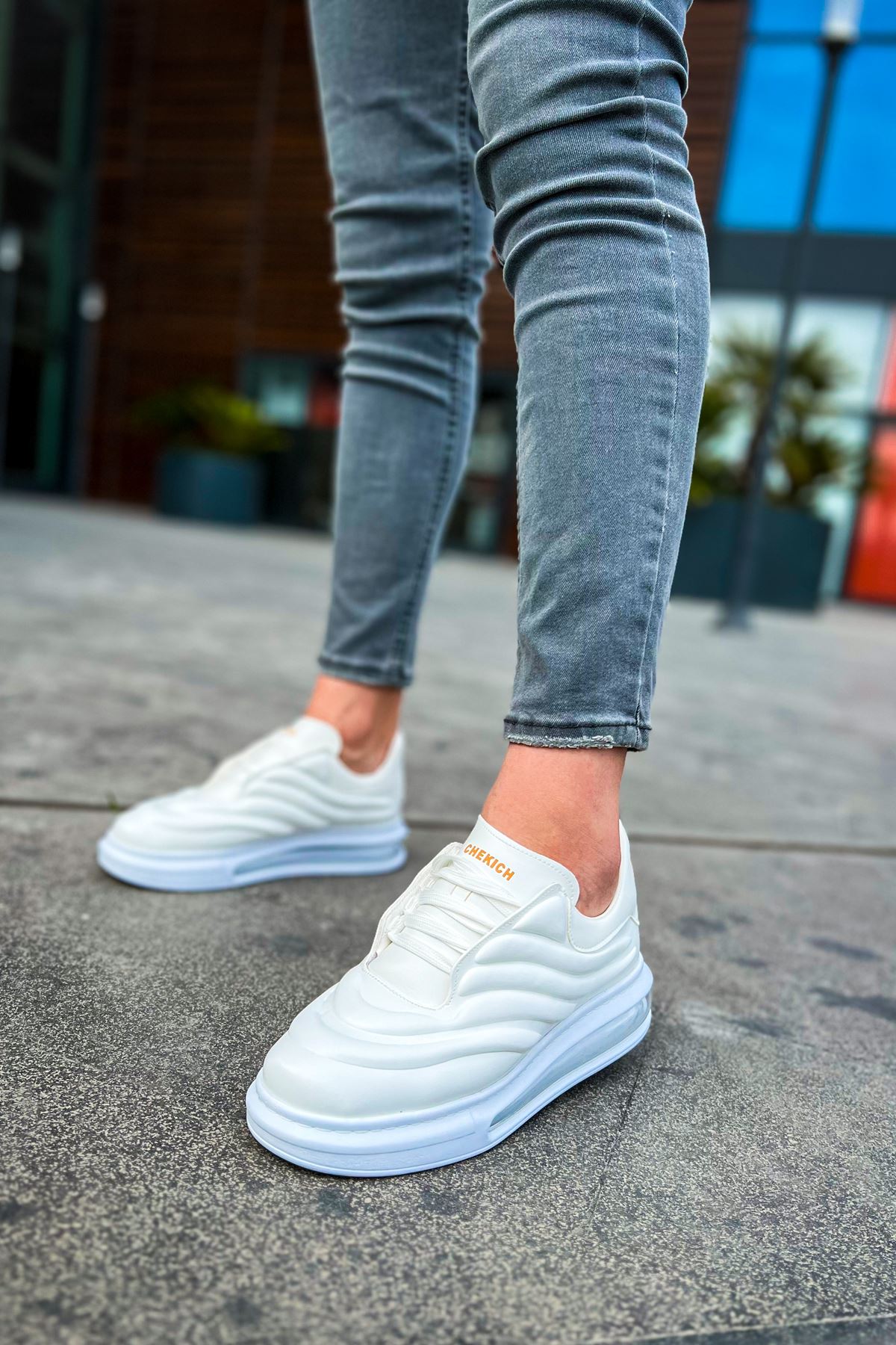 CH299 FBT Sollievo Men's Sneakers Shoes WHITE - STREETMODE™