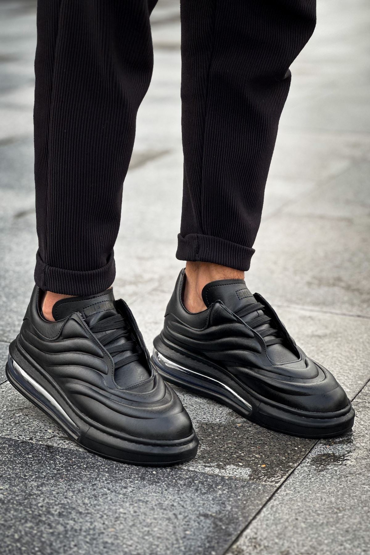 CH299 FST Sollievo Men's Sneakers Shoes BLACK - STREETMODE™