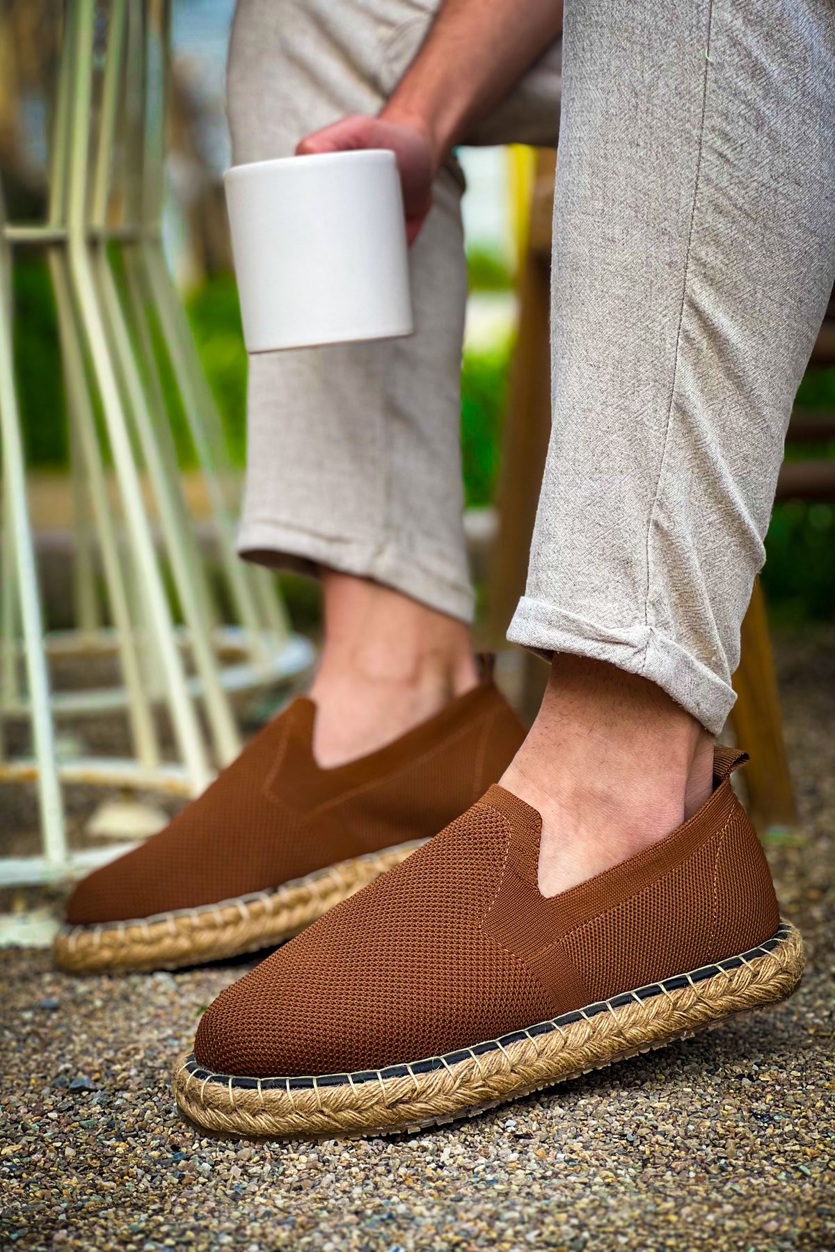 CH305 Knitwear Men's Shoes BROWN - STREETMODE™