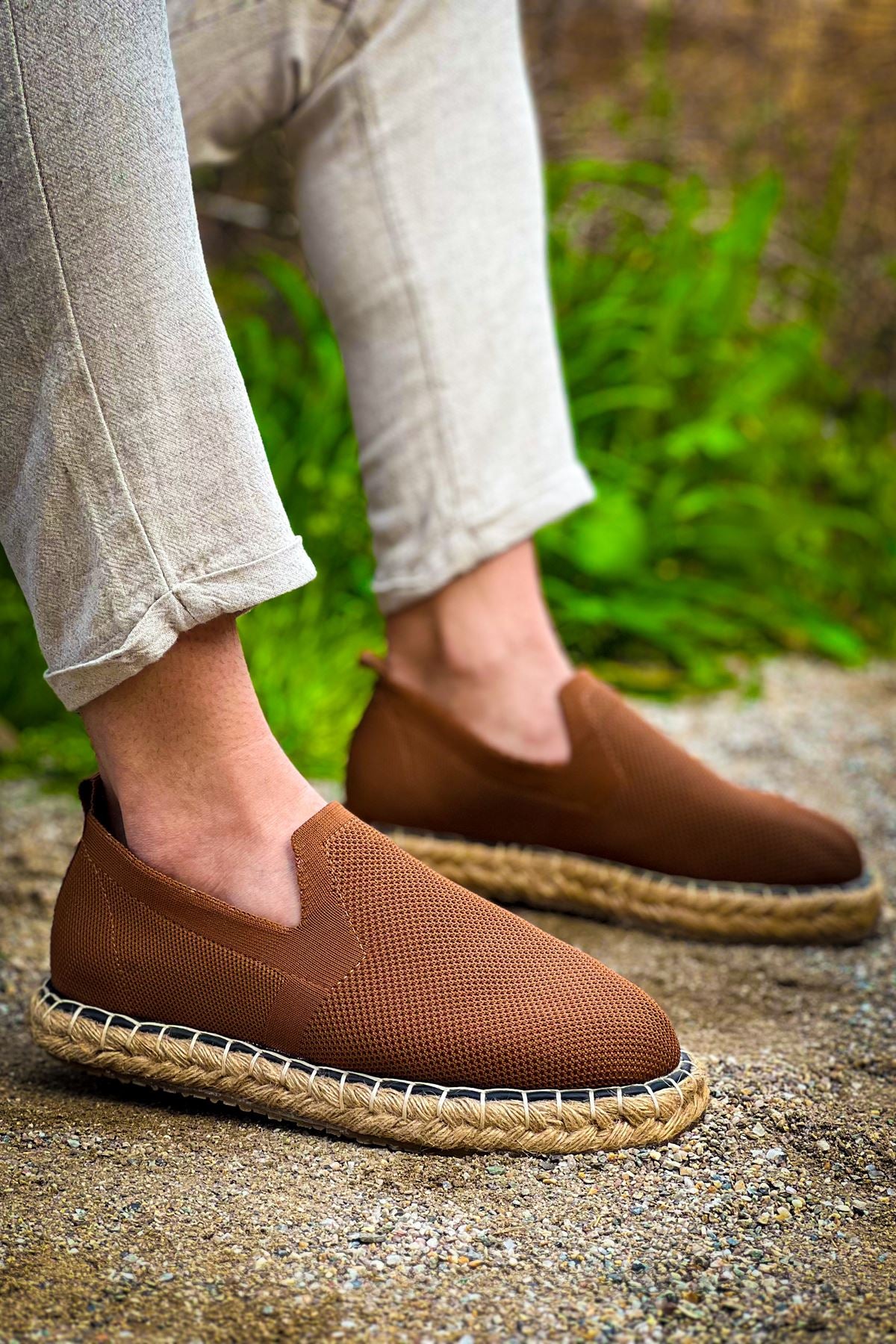 CH305 Knitwear Men's Shoes BROWN - STREETMODE™