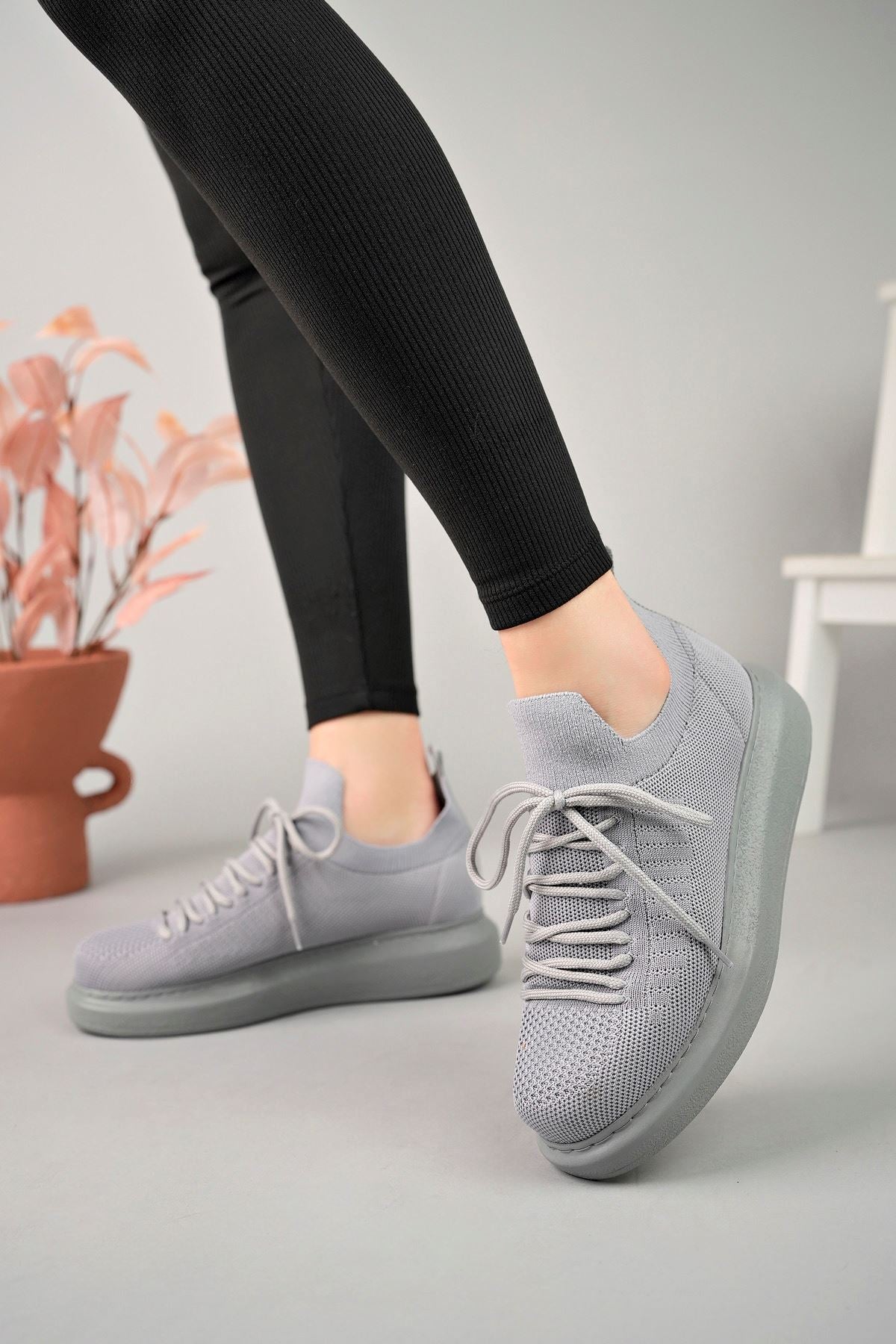 CH307 RT Tricot Women's Shoes GRAY - STREETMODE™