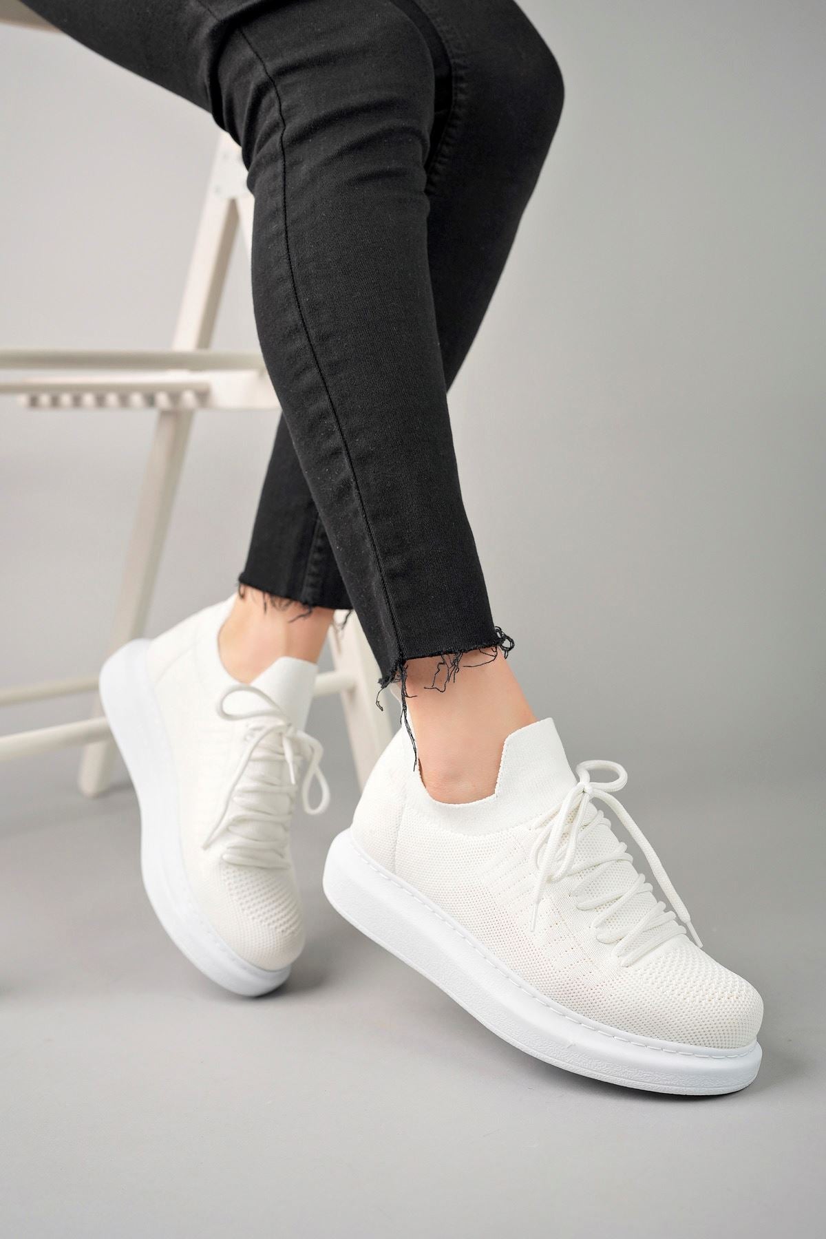 CH307 RT Tricot Women's Shoes WHITE - STREETMODE™