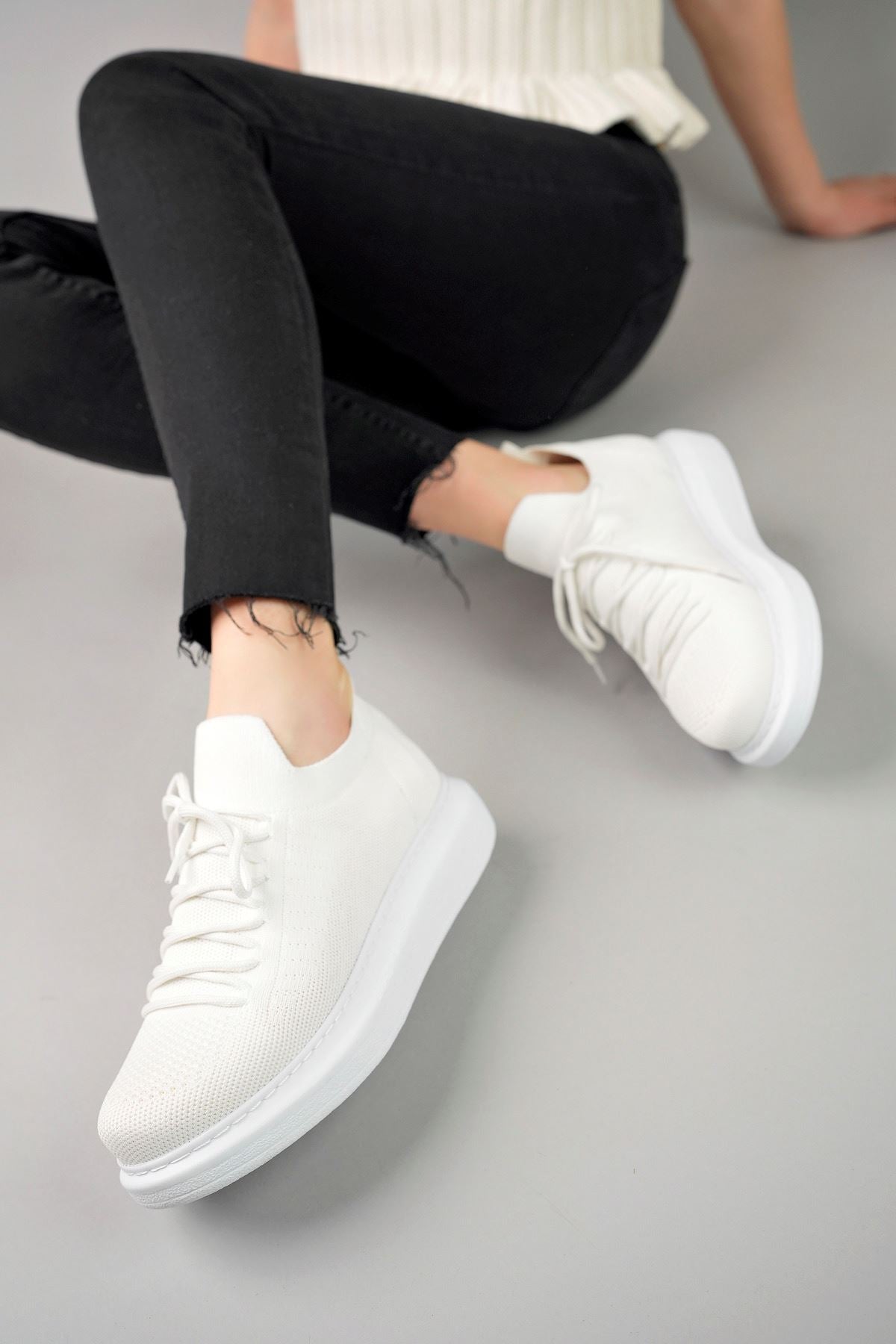 CH307 RT Tricot Women's Shoes WHITE - STREETMODE™
