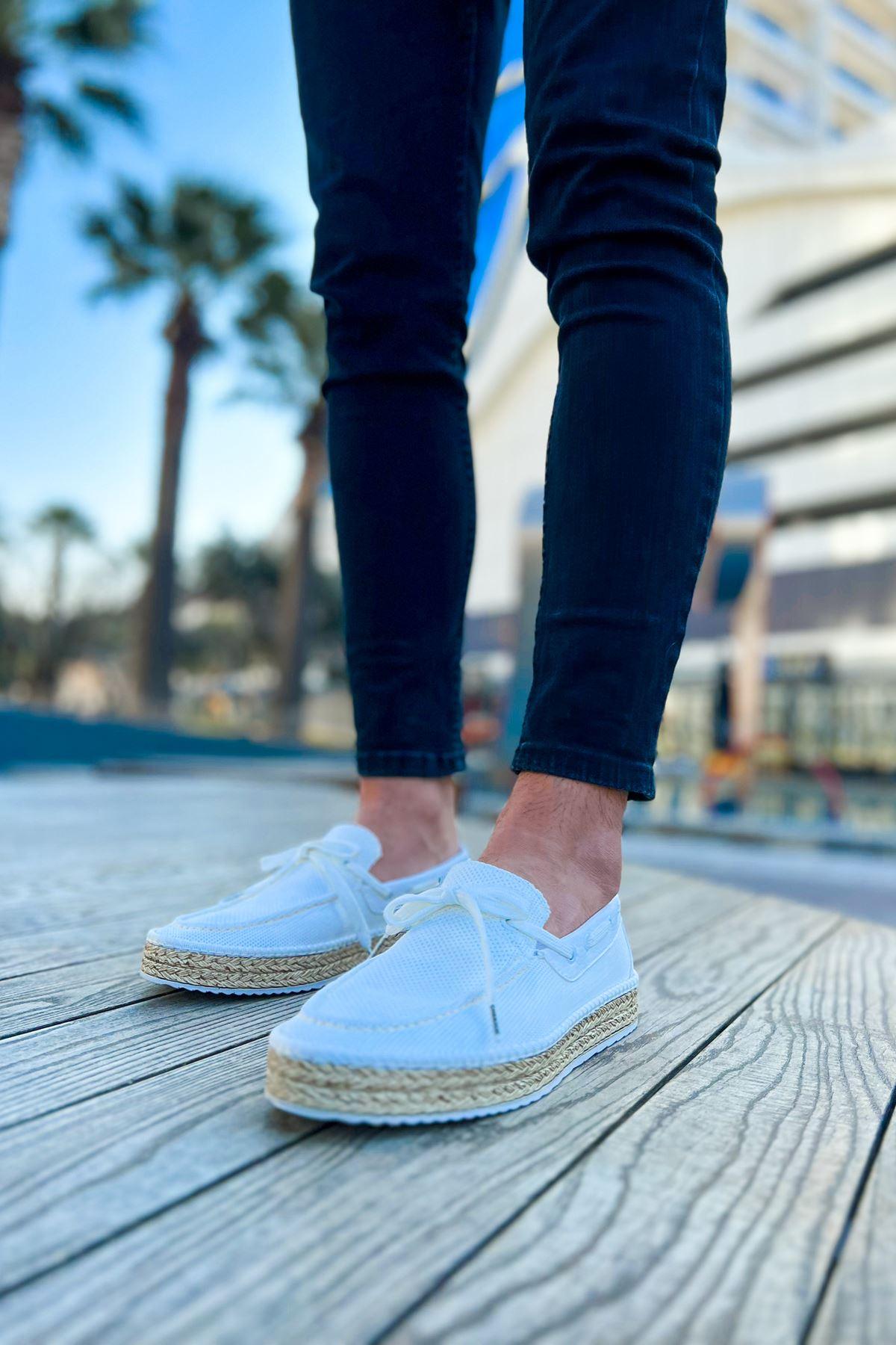 CH311 Espadril Men's sneakers Shoes WHITE - STREETMODE™