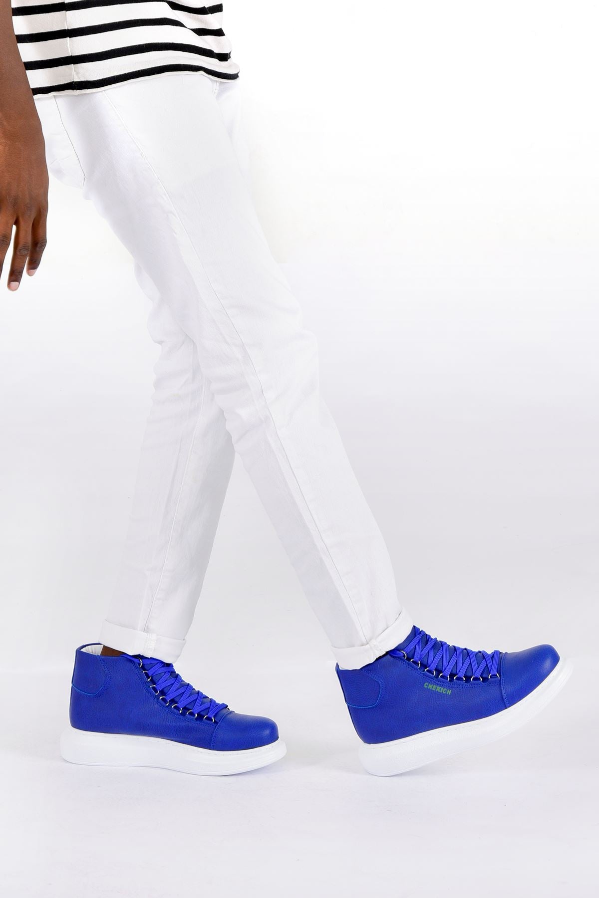 CH258 Roma Men's Boots Sax Blue - STREETMODE™