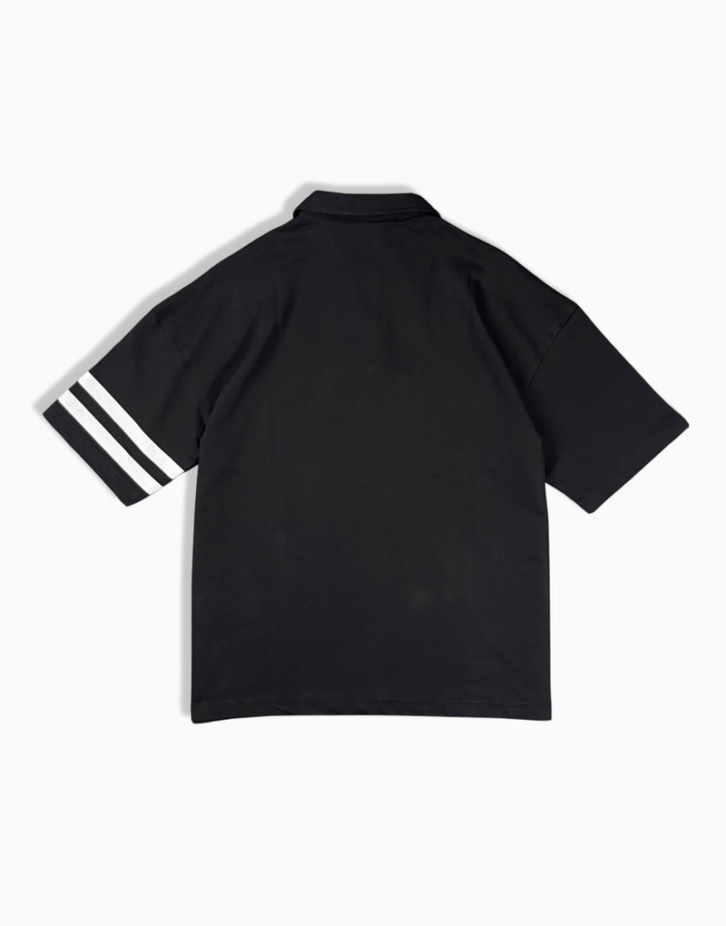 Confident Oversize Polo Neck Men's T-Shirt - STREETMODE™