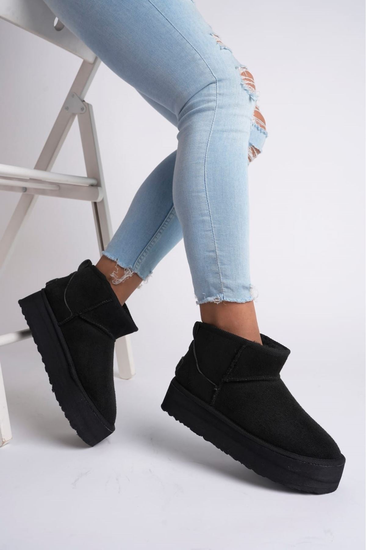 Dilin Black Women's Boots - STREETMODE™