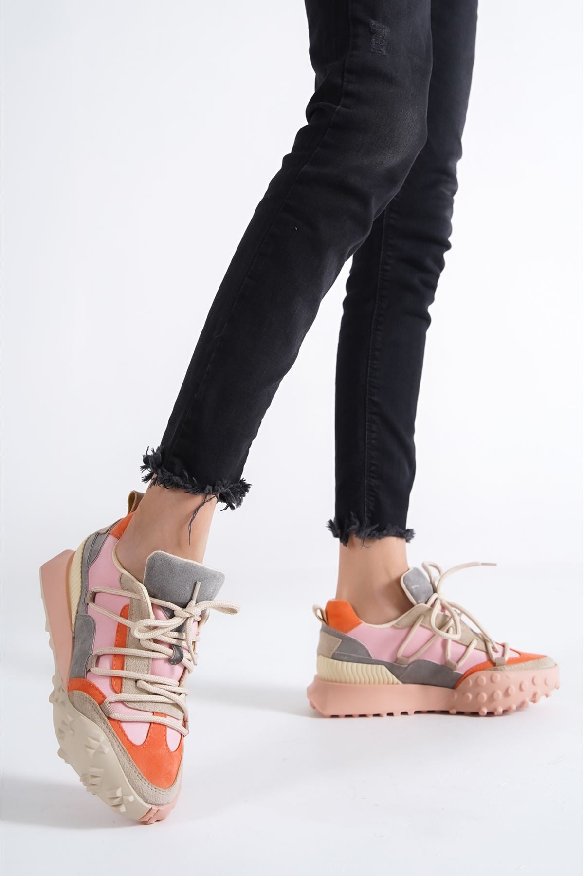 DISA Pink Women's Sneakers Shoes - STREETMODE™