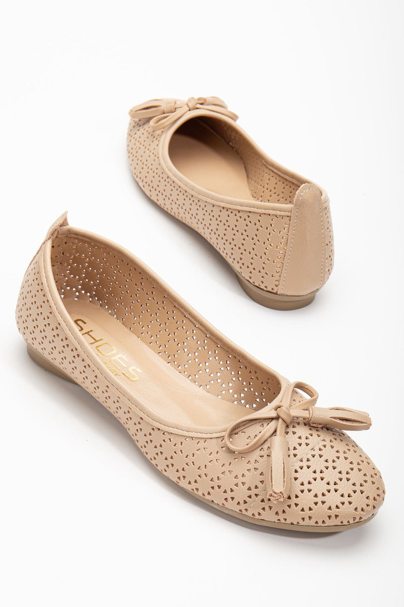 Fathie Nude Skin Women's Ballerinas - STREETMODE™