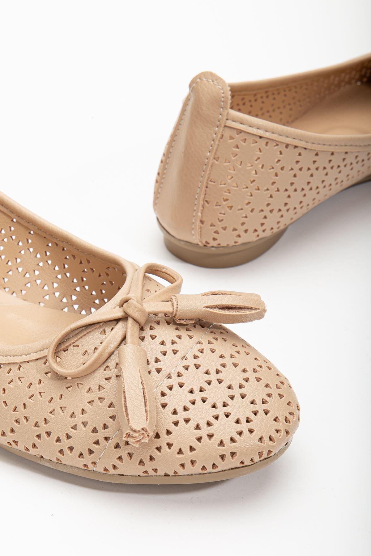 Fathie Nude Skin Women's Ballerinas - STREETMODE™