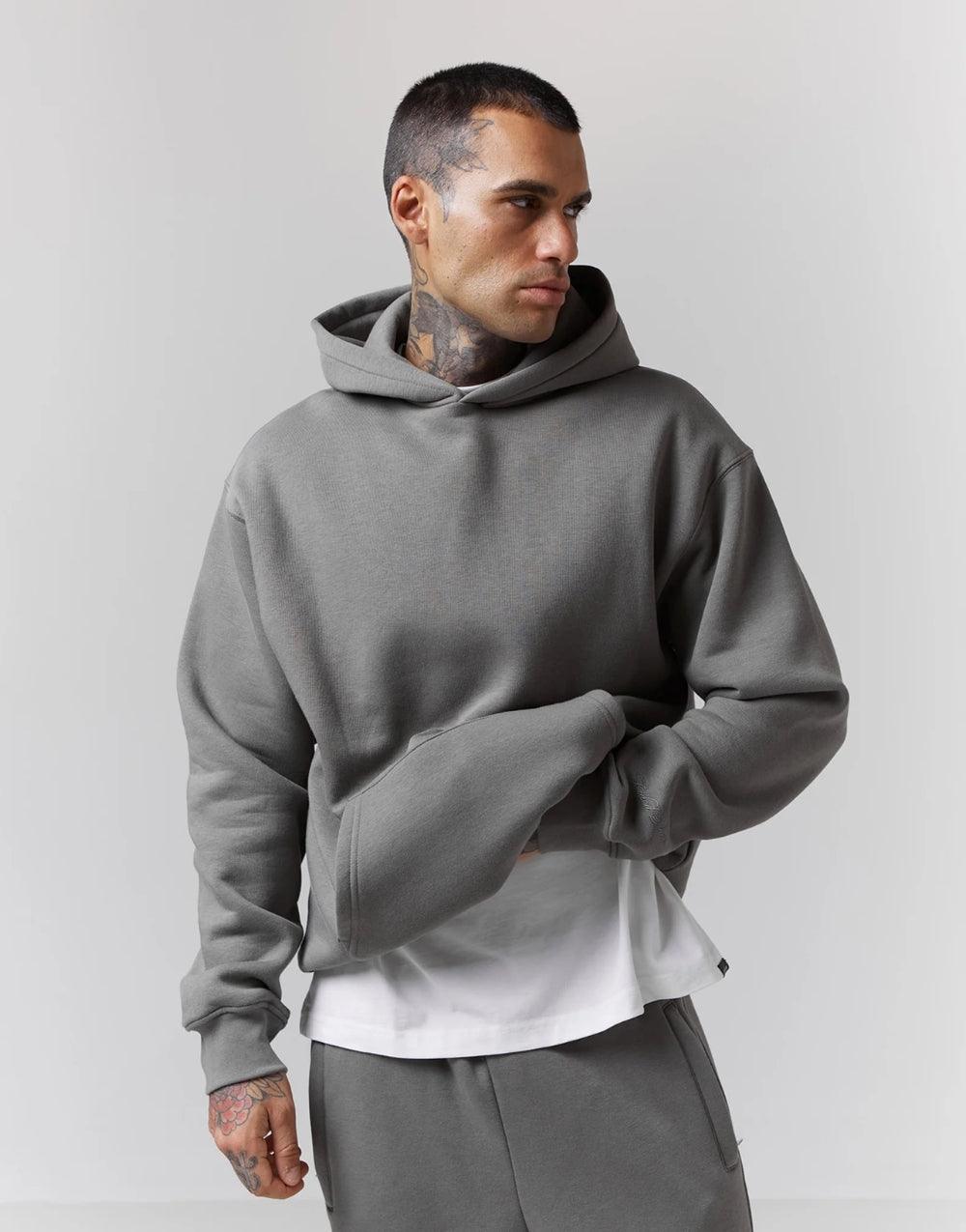 FMen's Oversize Premium Basic Sweatshirt Hoodie - STREETMODE™