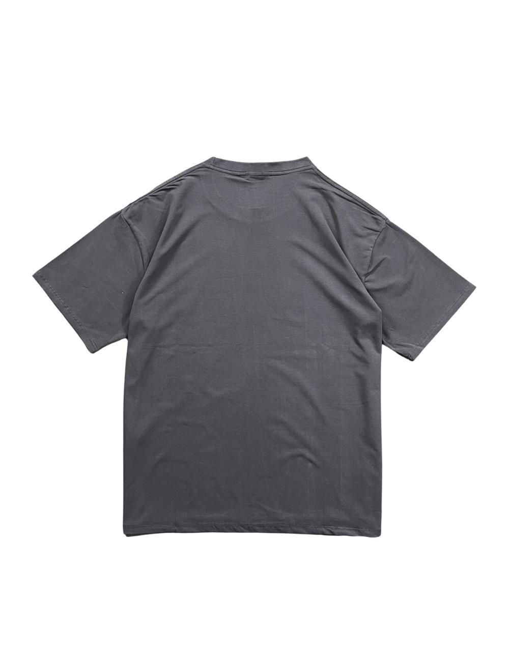 Gray Basic Oversize Men's T-Shirt - STREETMODE™