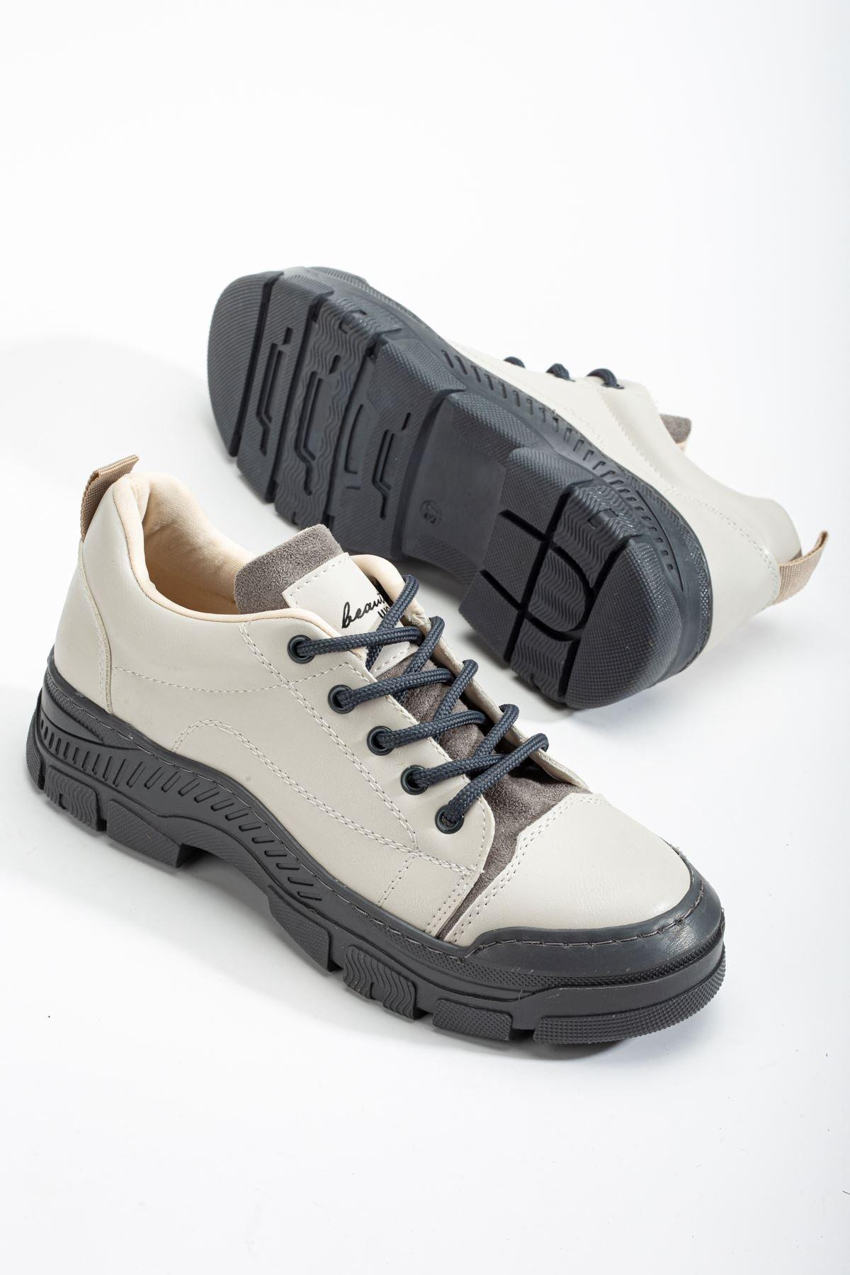 Grey Women's Sneakers Casual Shoes - STREETMODE™