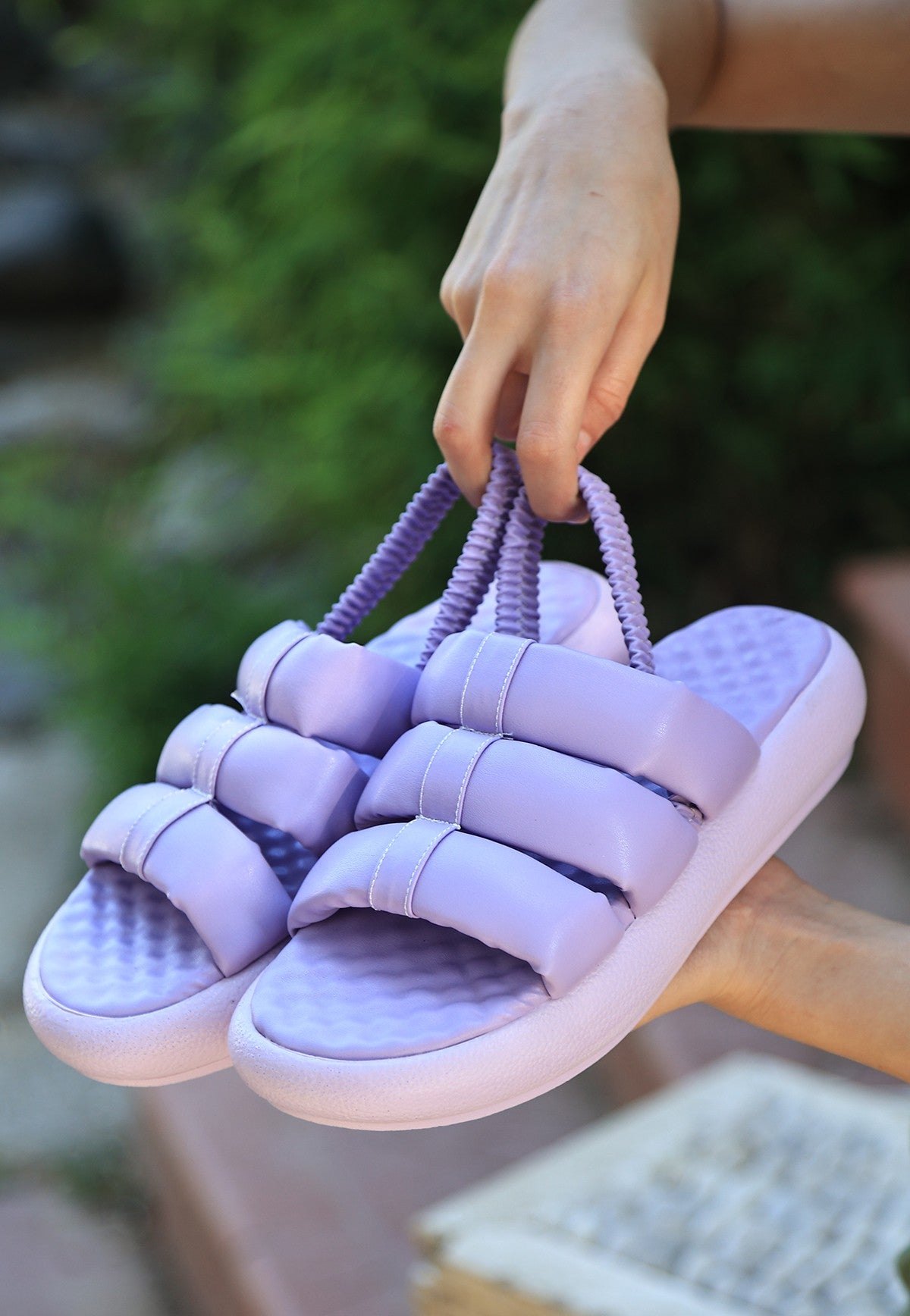 Hara Lilac Skin Sandals - STREETMODE™