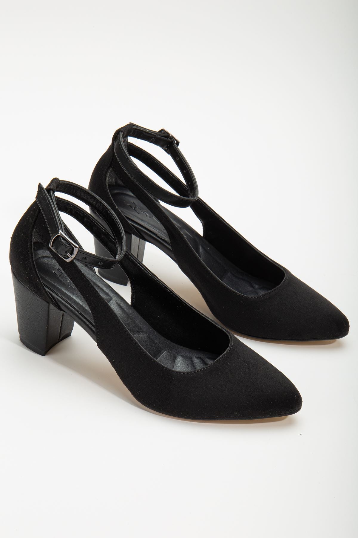 Hero Heeled Black Suede Women's Shoes - STREETMODE™