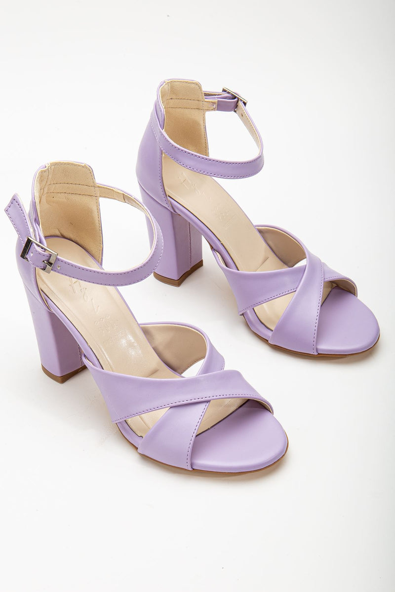 Jany Lilac Skin High Heeled Women's Shoes - STREETMODE™