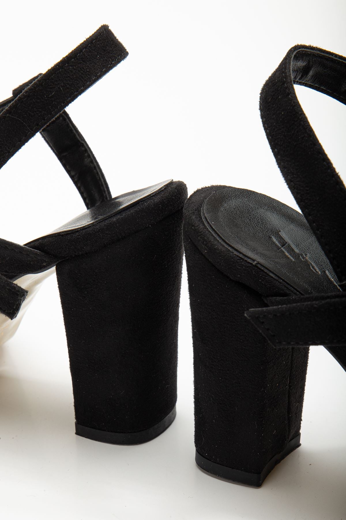 Lovisa Heeled Black Suede Women's Shoes - STREETMODE™