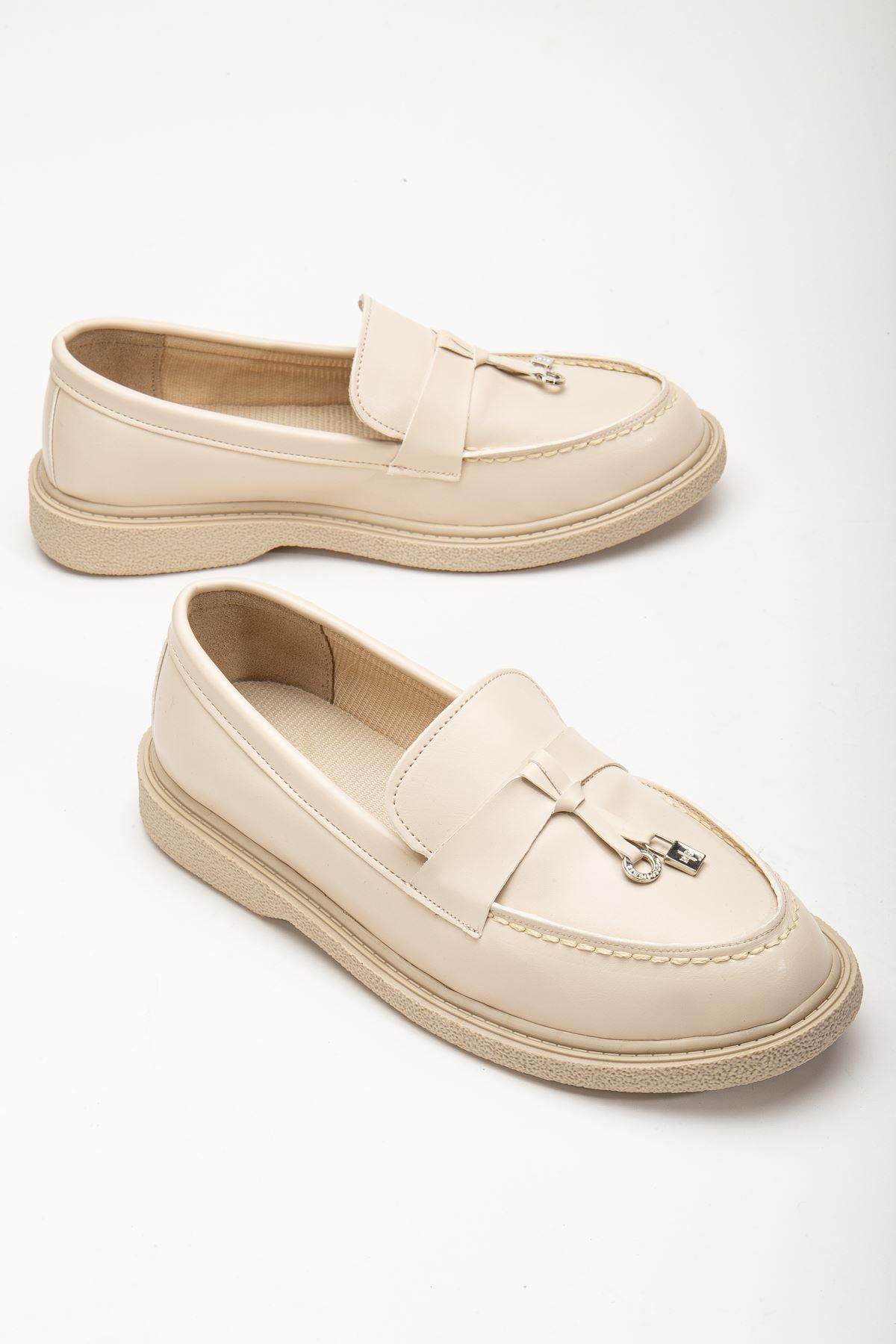 Luigi Beige Skin Women's Orthopedic Ballerinas - STREETMODE™