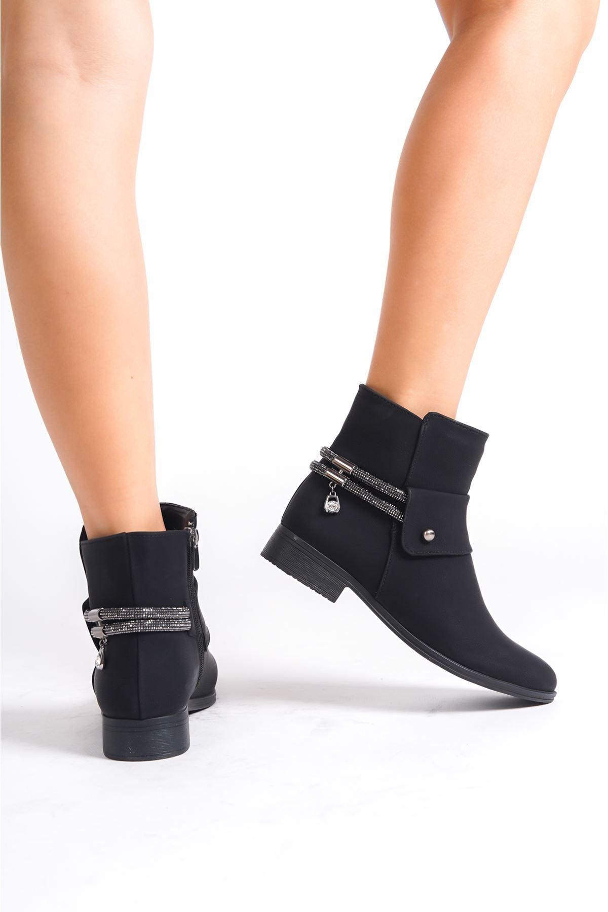 Melay Stone Zippered Women's Boots - STREETMODE™