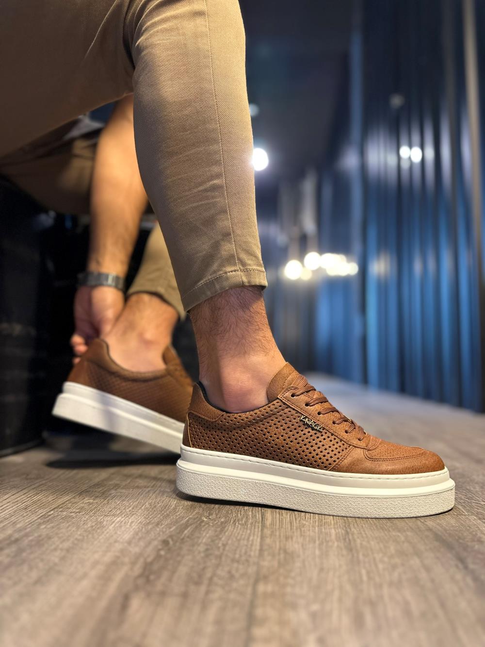 Men's Casual Shoes 013 Brown - STREETMODE™