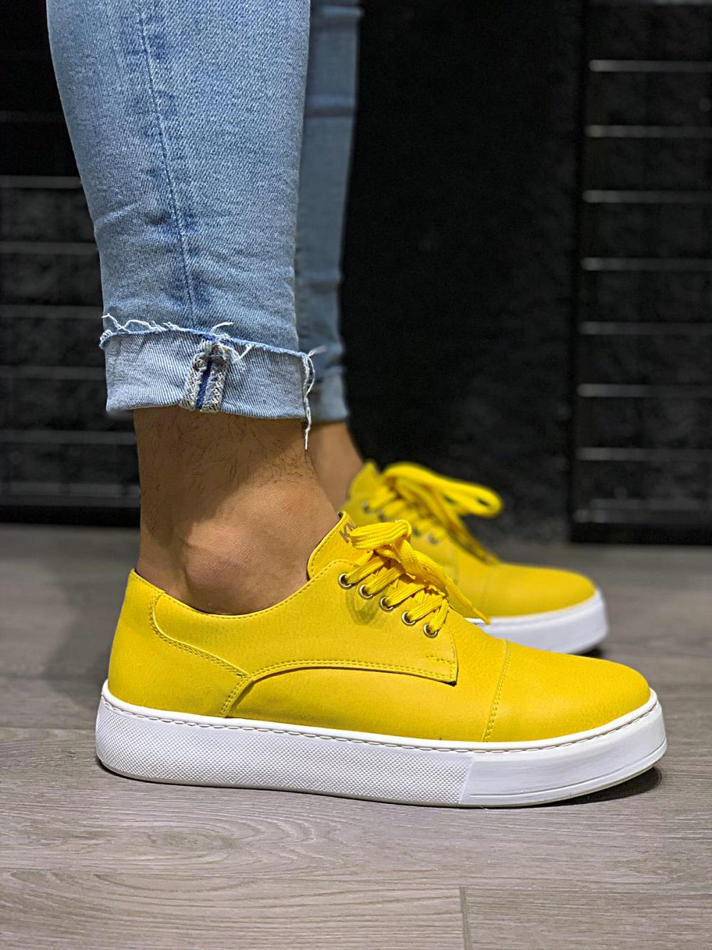 Men's Casual Shoes 050 Yellow - STREETMODE™