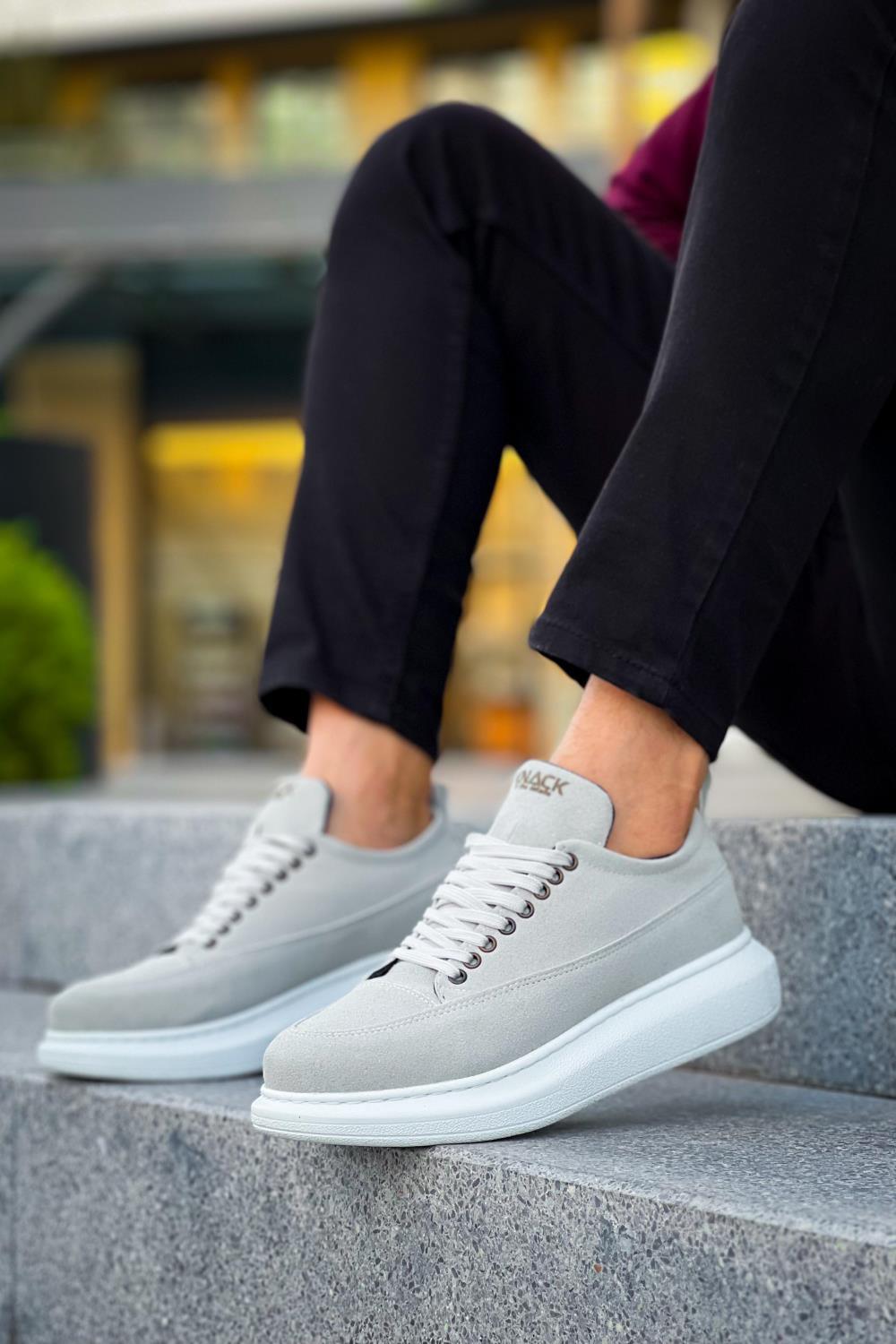 Men's Casual Sneakers Shoes 814 Stone - STREETMODE™