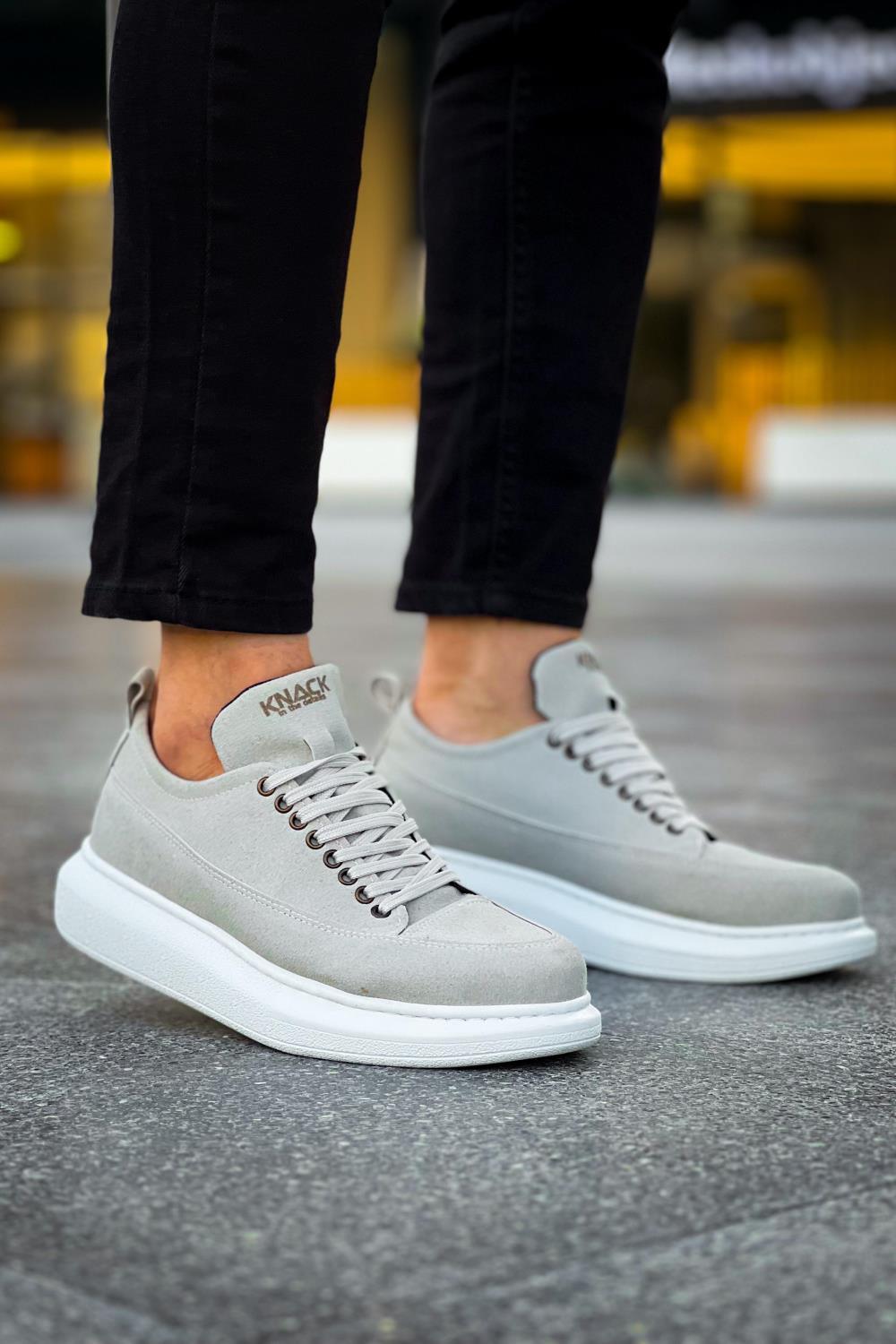 Men's Casual Sneakers Shoes 814 Stone - STREETMODE™