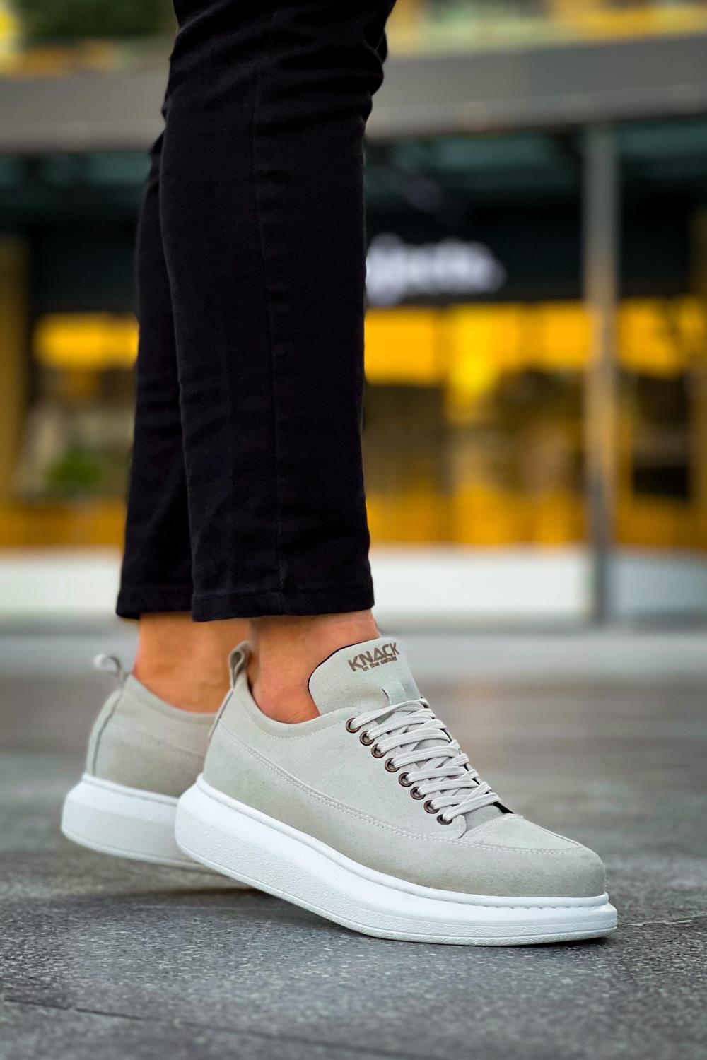 Men's Casual Sneakers Shoes 814 Stone - STREETMODE™