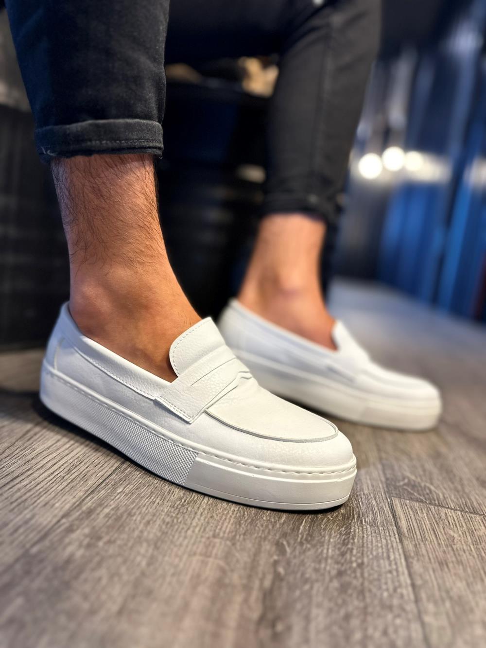 Men's Daily Classic Shoes 400 White - STREETMODE™