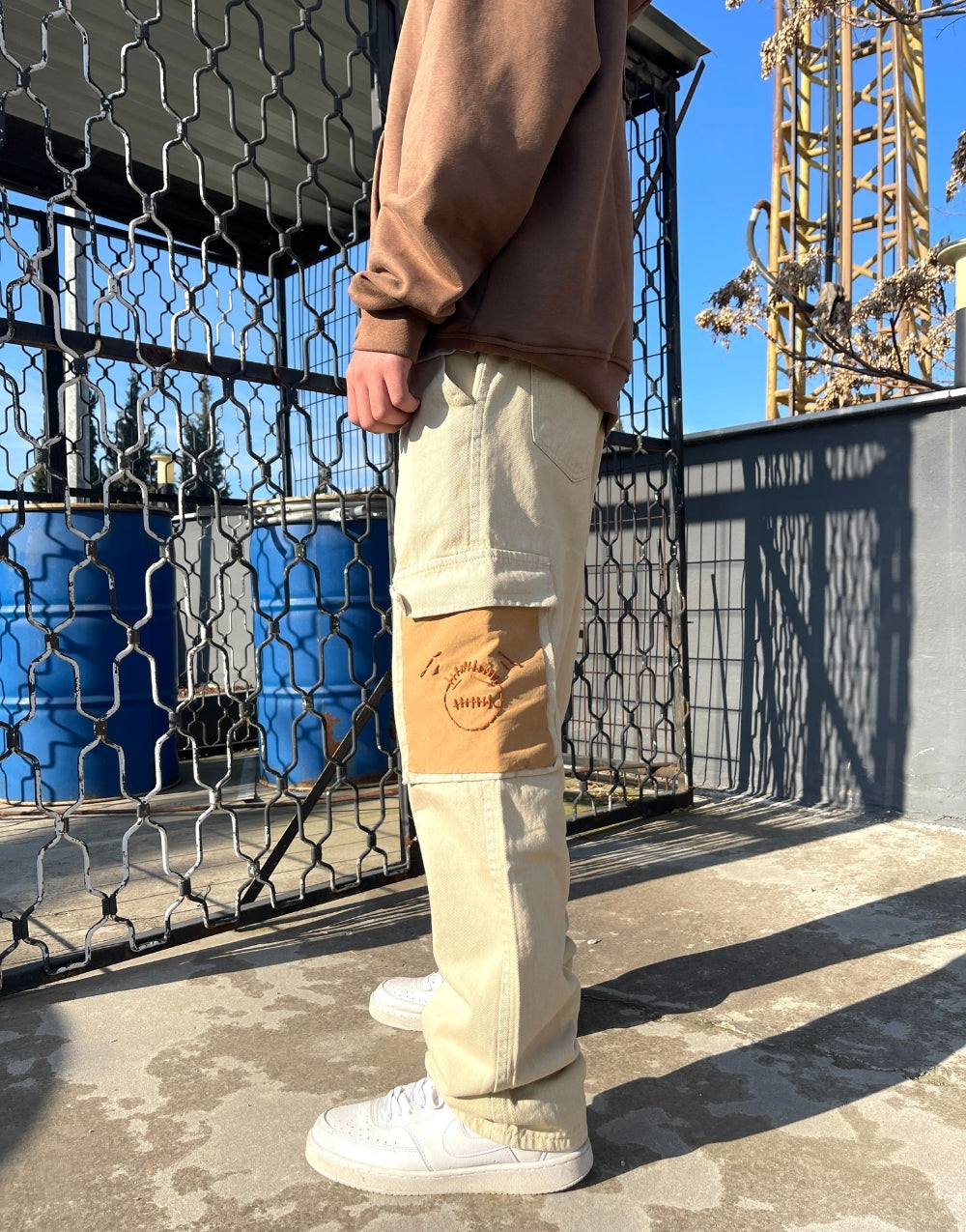 Men's Jack Cactus Premium Designer Baggy Cargo Pants - STREETMODE™