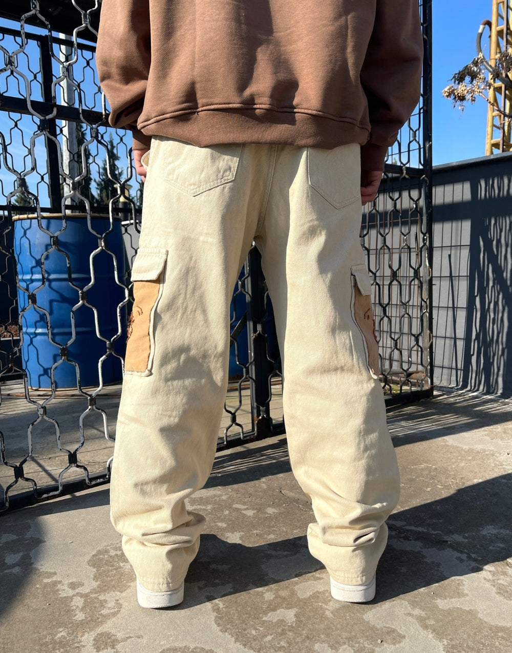 Men's Jack Cactus Premium Designer Baggy Cargo Pants - STREETMODE™